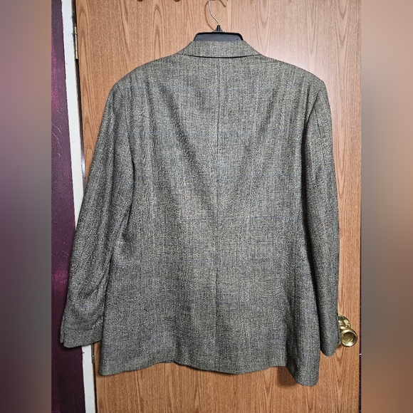 Stafford Tweed Men’s 2 Button Blazer Jacket Size 40R Tailored In The U.S! - Picture 9 of 10